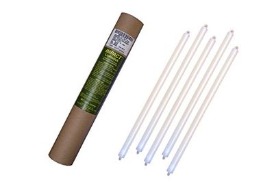 Cyalume Carton de 4 tubes de 5 Bâtons Lumineux Snaplight IMPACT 40 cm Blanc 2 Anneaux 8 Heures 15'' Non-Emballés Individuellement (Paquet de 20)