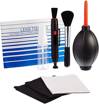 Amazon Basics Cleaning Kit for DSLR Cameras and Sensitive Electronics, Multicolor