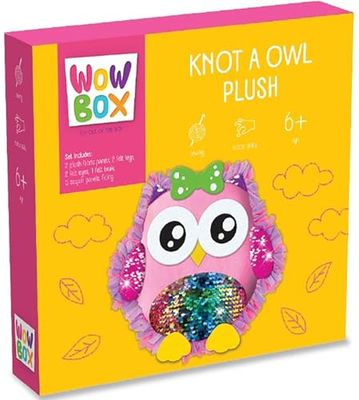 WOW BOX Kit de almohada de búho de bricolaje