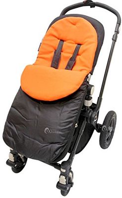 Fotmuff/mysiga tår kompatibel med berg buggy duo/duet/ett/djungel/swift orange