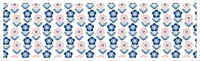 Doge Milano Chemin de cuisine, 100% Made in Italy, Tapis antitache avec impression numérique, Tapis antidérapant et lavable, Modèle Blanch, 180x52 cm