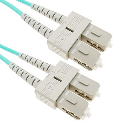 BeMatik - Fiberoptisk kabel OM4 multimode MMF duplex 50 µm / 125 µm SC-SC 5m