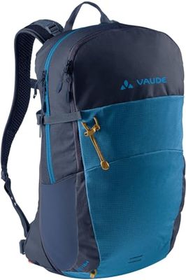 VAUDE Hiking Backpack Wizard in blue 18+4L, Water-Resistant Backpack for Women & Men, Comfortable Trekking Backpack with Well-Designed Carrying System & Practical Compartmentalization