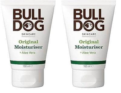 BULLDOG - Skincare for Men | Original Moisturiser | Face Cream for Normal and Dry Skin | 100 ml (Pack of 2)