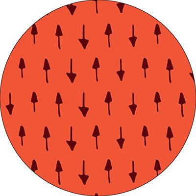Bonateks, Round Digital Printed Mouse Pad, Non-Slip Base, for Office and Home, Diameter:22cm