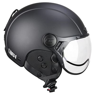 CGM EBI, Skihelm, uniseks, volwassenen, mat zwart, L (59 cm)