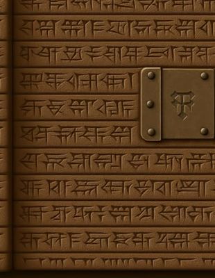 Ancient Sumerian Tablet Notebook: 256-Page Vintage Clay Tablet Style Journal for Writers, Historians, and Mythology Enthusiasts