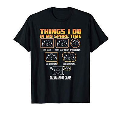 Cosas que hago en mi tiempo libre - Videojuegos Camiseta