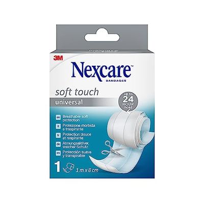 Pansements doux universels Nexcare, 1 m x 8 cm, 1/paquet