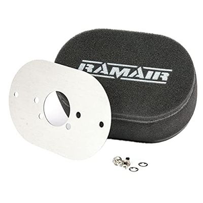 RAMAIR Carb Air Filters With Baseplate SU HIF7 1.875in 100mm Bolt On