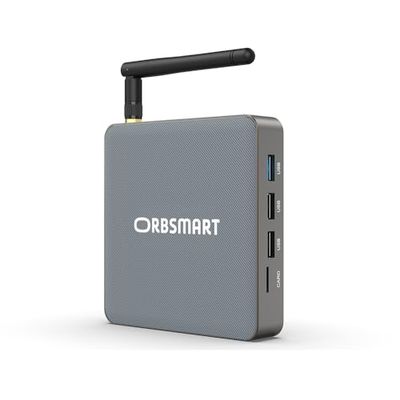 Orbsmart Android 12 TV-box TR43 4K (Ultra-HD) HDR Smart Mini PC (fyrkärnig CPU, 8 GB DDR4 RAM, HDMI 2.0, WLAN + Bluetooth)