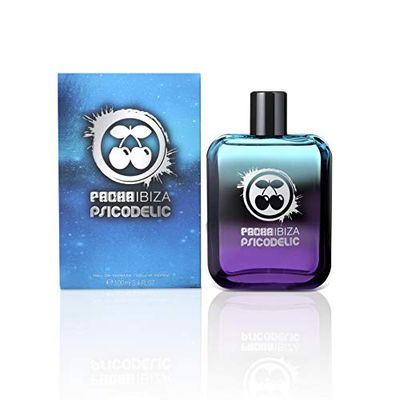 Pacha Ibiza Perfumes - Psicodelic Him, Eau de Toilette for Men - Long Lasting - Sexy, Masculine and Elegant Fragance - Woody and Spicy Notes - Ideal for Day Wear - 50 ml