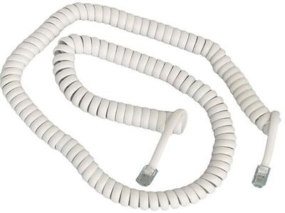 VoltShine Prolunga per prolungamento, 2,1 m, tipo 4P/4C, ideale per collegamenti telefonici, flessibile e durevole