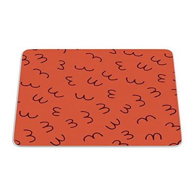 Bonamaison, Rectangle Pop Art Digital Printed Mouse Pad, Non-Slip Base, for Office and Home, Size: 22 x 18 cm