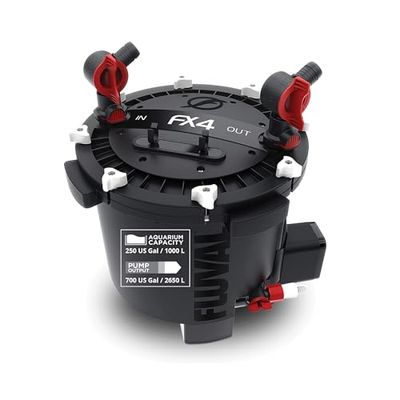FLUVAL FX4 Filtre Extérieur de Haut Rendement pour Aquarium 1000 L