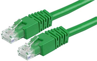 Pro Signal PS11170 RJ45 Male to Male Cat6 UTP Ethernet Patch Lead, 0.5m, Green