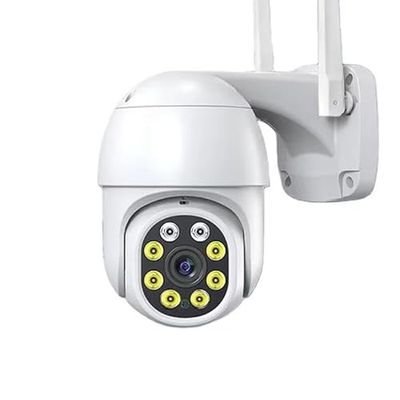 Rawrr 2K 4MP PTZ bewakingscamera voor buiten, draadloze IP-wifi-outdoor-camera met automatische tracking, 2-weg audio, IP66 waterdicht, ondersteunt 64 GB SD-kaarten