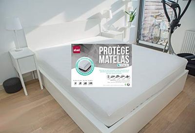 Abeil Protetor de colchão Tencel impermeável, cama 60 x 120 cm