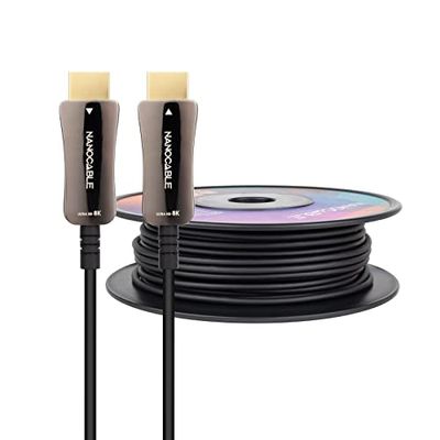 Nanocable 10.15.2150 - CABLE HDMI V2.1 AOC 8K@60HZ 4K@120HZ 48Gbps 50 M