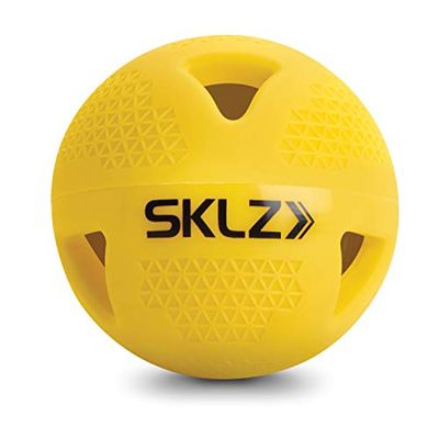 SKLZ 212684 - Pallone da baseball con peso medio, misura limitata e ad alto impatto, giallo, confezione da 6
