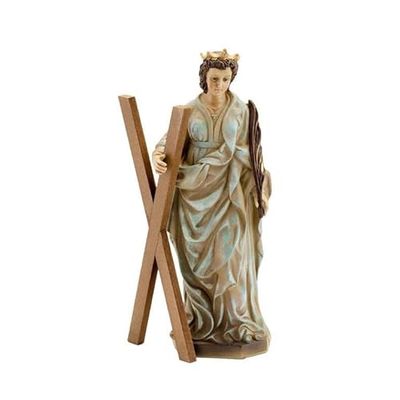 DRW Figura Santa Eulalia Resina Pintada a Mano 20 cm