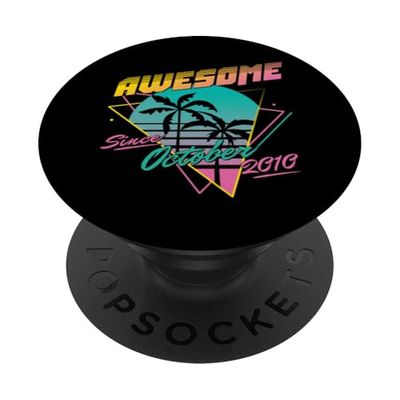 Awesome Since October 2010 PopSockets PopGrip Adhesivo