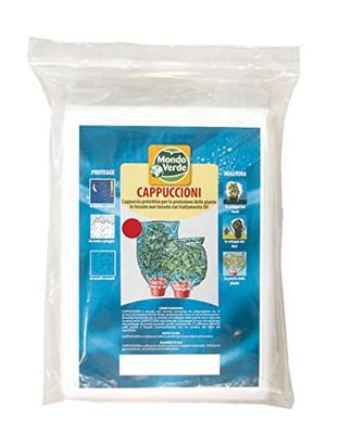 Desconocido Mondo Verde TNT03 – Pack de 4 Sacs de Protection Pur Plantes 0,7 x 0,9 m, Couleur Blanc
