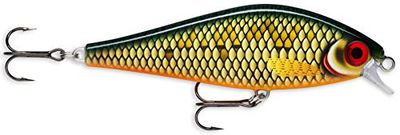 Rapala - Leurre de Pêche Super Shadow Rap - Matériel de Pêche avec Bavette Intégrée - Leurre Pêche d'Eau Douce - Pronfondeur de Nage 1,4m - 16 cm / 77 g - Fabriqué en Estonie - Scaled Roach