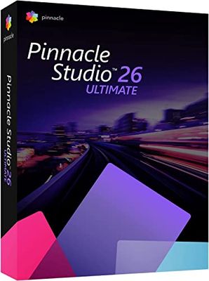 Pinnacle Studio 26 | Software de edición de vídeo | Editor de Video avanzado de Nivel Profesional | Perpetuo | Ultimate | 1 Dispositivo | 1 Usuario | PC | Código [Mensajería]