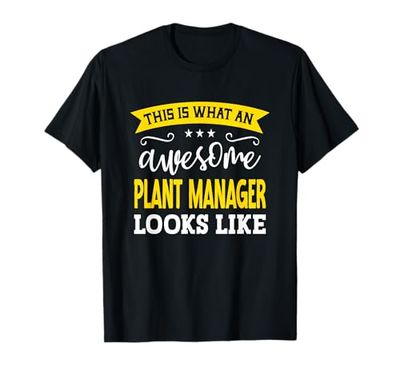 Plant Manager Titolo di lavoro Dipendente Divertente Operaio Plant Manager Maglietta