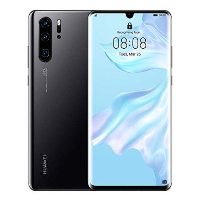Huawei P30 Pro Smartphone 16,4 cm (6,47 inch), 8 GB, 256 GB, 4G, Zwart, 4200mAh, 16,47 cm (6,47 inch), 8 GB, 256 GB, 40 MP, Android 9.0, Zwart
