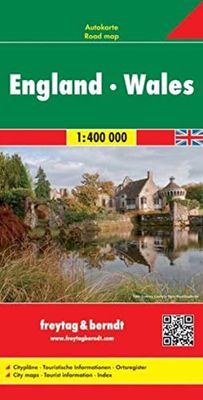 England and Wales Road Map (Freytag & Berndt Road Map): Wegenkaart 1:400 000