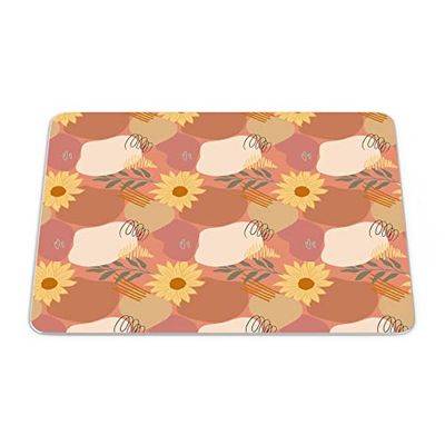 Bonamaison, Tapis de Souris Rectangle Imprimé Numériquement, Fond Antidérapant, pour Bureau et Maison, Taille: 22x18cm
