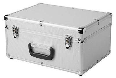 Bresser Erudit DLX/Researcher - Funda de transporte para microscopio, color plateado