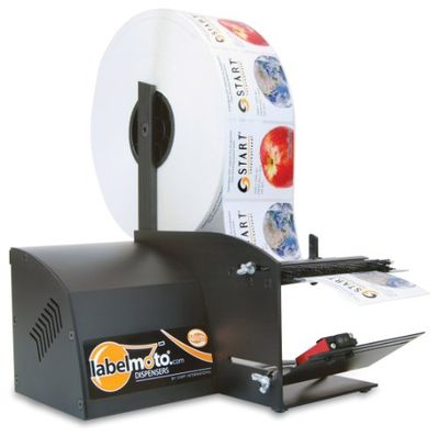 START International LD6050-2EU Distributeur D'Étiquettes Électrique à Haute Vitesse, Largeur Maximale de 121 mm, Longueur Maximale de 152 mm, Noir