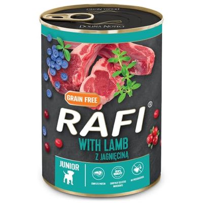 DNP Sp. z o.o. PUSZ Natvoer voor honden, 400 g Lamb Junior in Patea