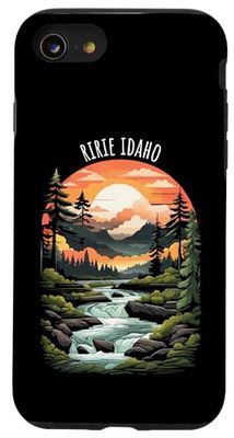 Ririe, Idaho, États-Unis, conception pittoresque de la vallée de la rivière Coque pour iPhone SE (2020) / 7 / 8