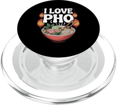 I Love Pho sopa de fideos vietnamita PopSockets PopGrip para MagSafe
