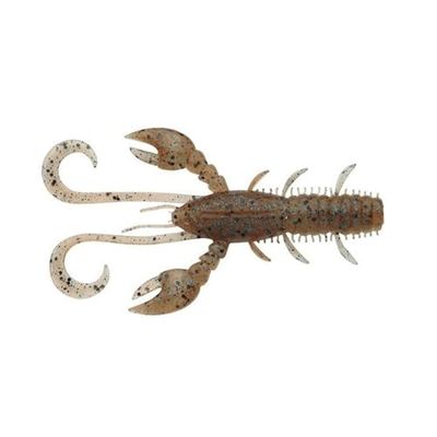 Berkley Pulse Realistic Craw; kräftbete i mjukplast för predatorfiske i sötvatten; Texas, Carolina, Cheb Rig, Ned Rig & Jighead; räksmak för abborre, gös, 7cm, räka, Shrimp