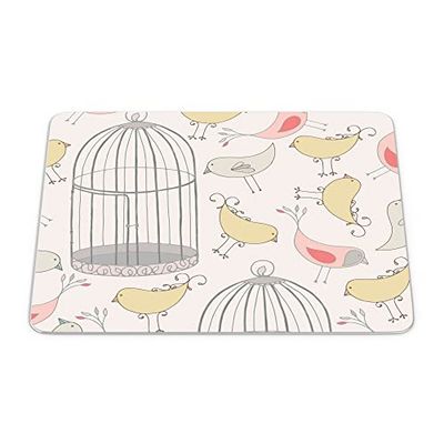 Bonamaison, Tapis de Souris Rectangle Imprimé Numériquement, Fond Antidérapant, pour Bureau et Maison, Taille: 22x18cm