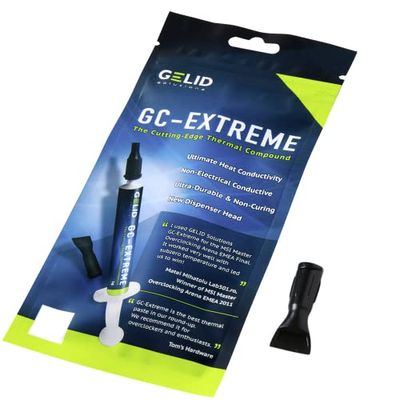 GELID Solutions GC-Extreme 1g avec outillage - Pâte conductrice thermique pour dissipateur de chaleur | Conductivité thermique maximale | Application facile | 8.5W/mK