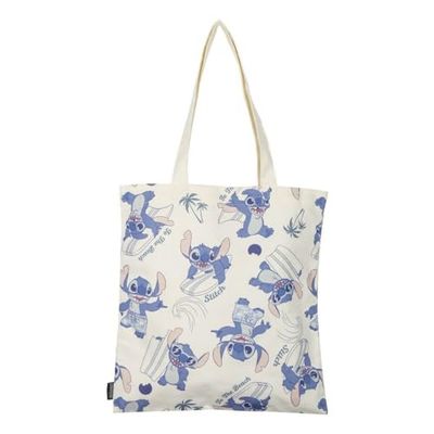 STITCH Sac à provisions bleu 36 x 39 x 0,4 cm, multicolore, 36 x 39 cm, Bohème