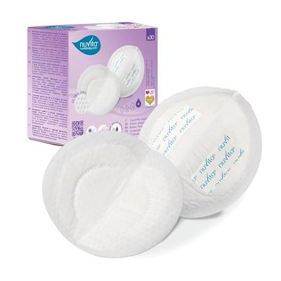 Nuvita NU-ALTL0070 1202 wkładki do karmienia na dzień i noc (30), białe