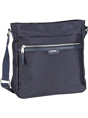 Picard Borsa a tracolla da donna ADVENTURE in nylon, taglia unica, con chiusura lampo, borsa a tracolla, uso quotidiano, blu navy, 28,00x29,00x10,00, Shopper donna sintetico