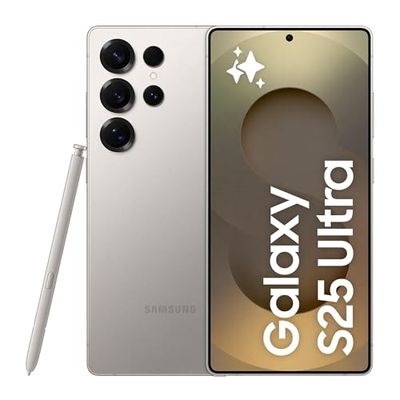 Samsung Galaxy S25 Ultra Smartphone AI, 3 anni di Garanzia del produttore, Display 6.9'' QHD+ Dynamic AMOLED 2X, Fotocamera 200MP, RAM 12GB, 512GB, 5.000 mAh, Titanium Gray [Versione italiana]