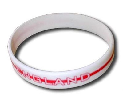 supportershop England armband silikon fotboll, vit, fr: en storlek (storlek tillverkare: storlek One sizeque)