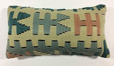 Kelim Cuscino 20x40 cm fatto a mano turco prodotto federe kilim dekorativo orientale etnici cuscino A81