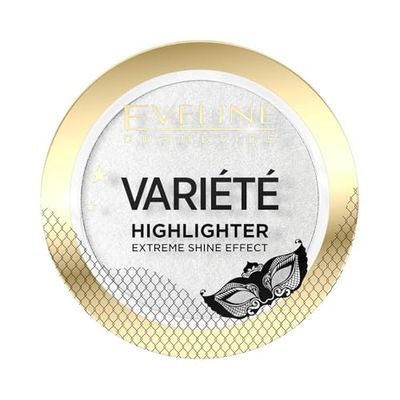 Eveline Cosmetics Variete Illuminante in Polvere Glow Enhancing - Finish Radioso con Ingredienti Naturali, 10g