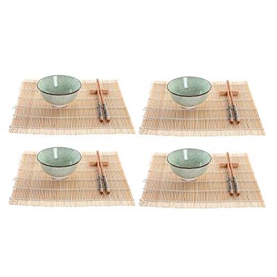 DKD Home Decor Set de sushis, Bambou, Estándar