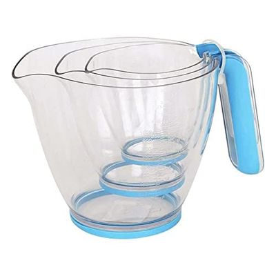 India White & Blue Carafe doseuse en plastique